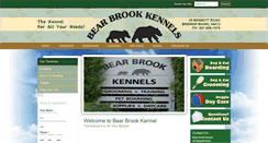 Desktop Screenshot of bearbrookkennel.com